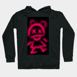 Pink neon monster Hoodie